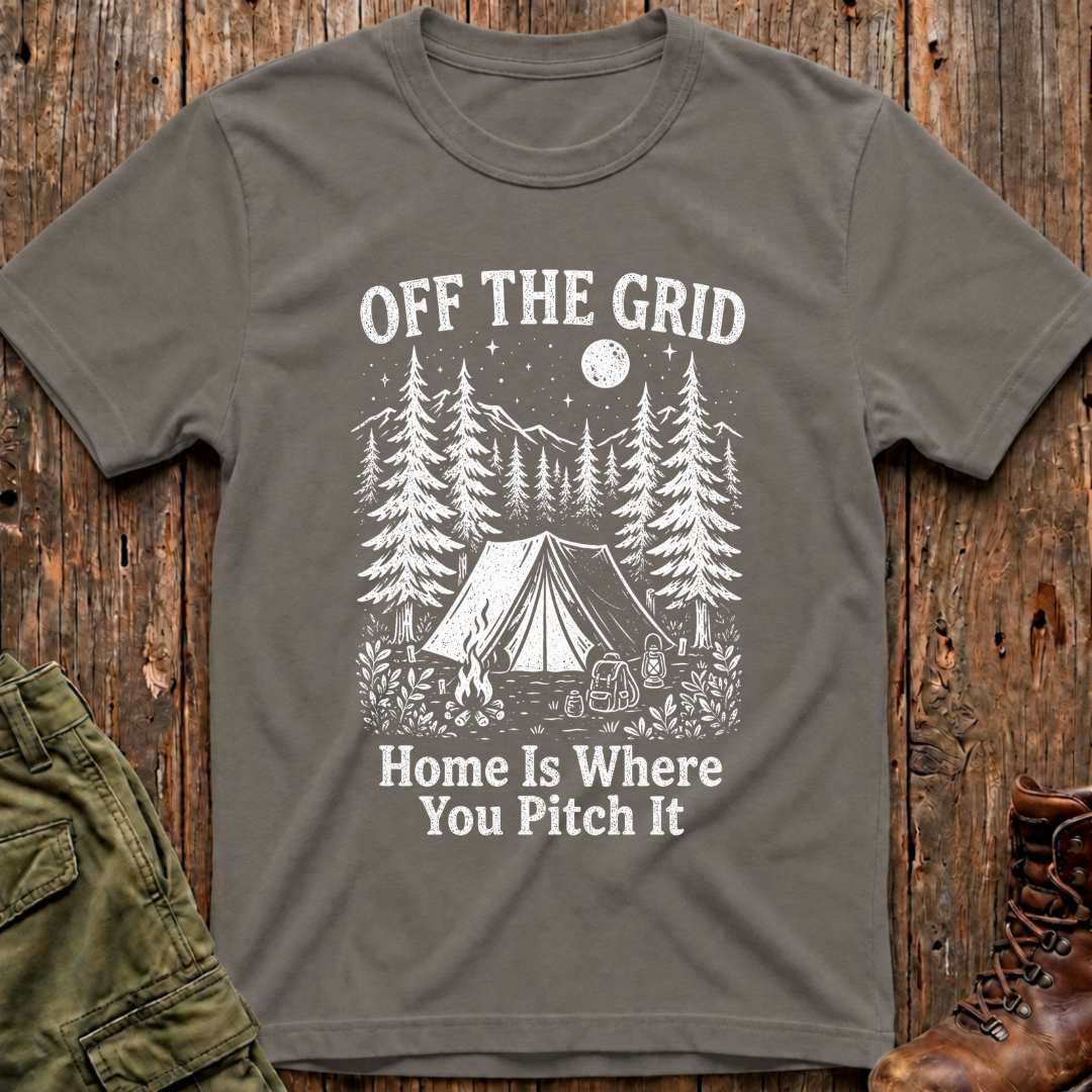 Off the Grid - White T-Shirt