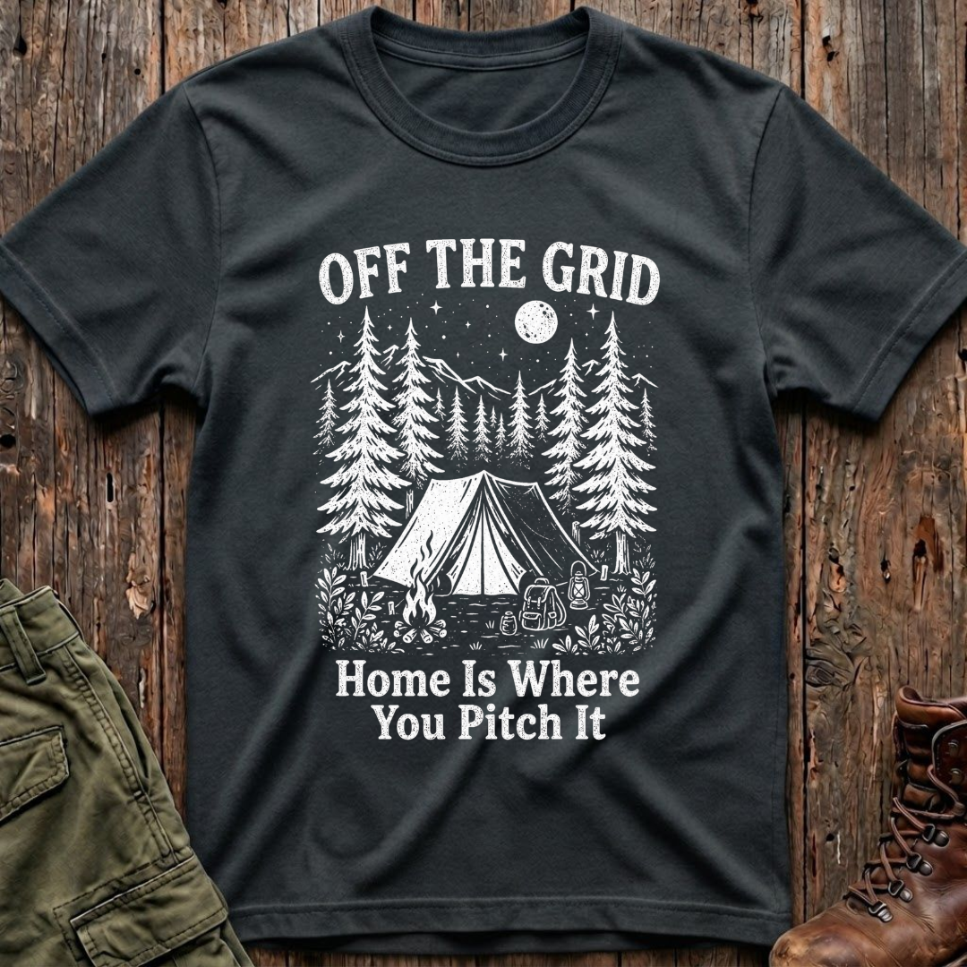 Off the Grid - White T-Shirt