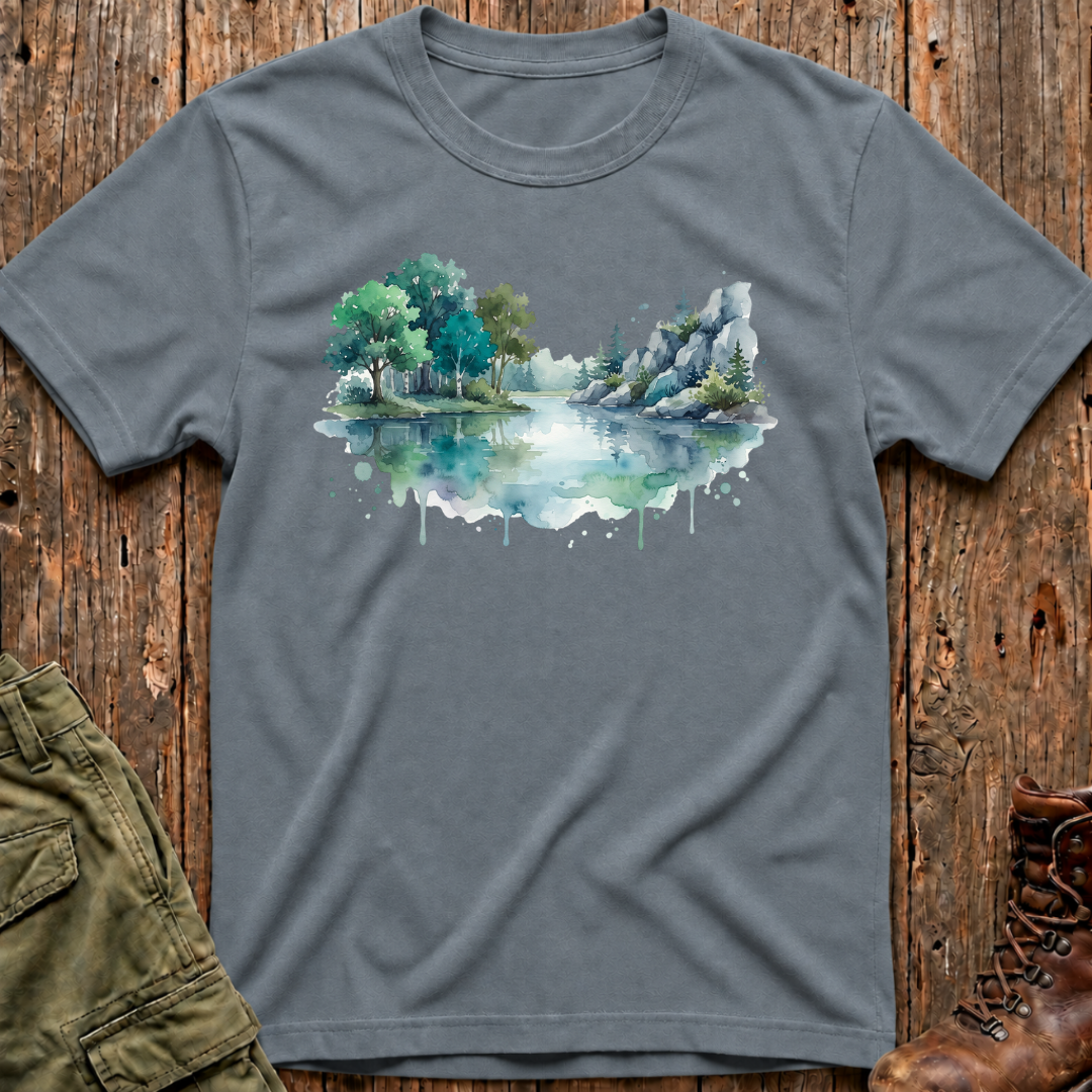 Watercolor Lake T-Shirt
