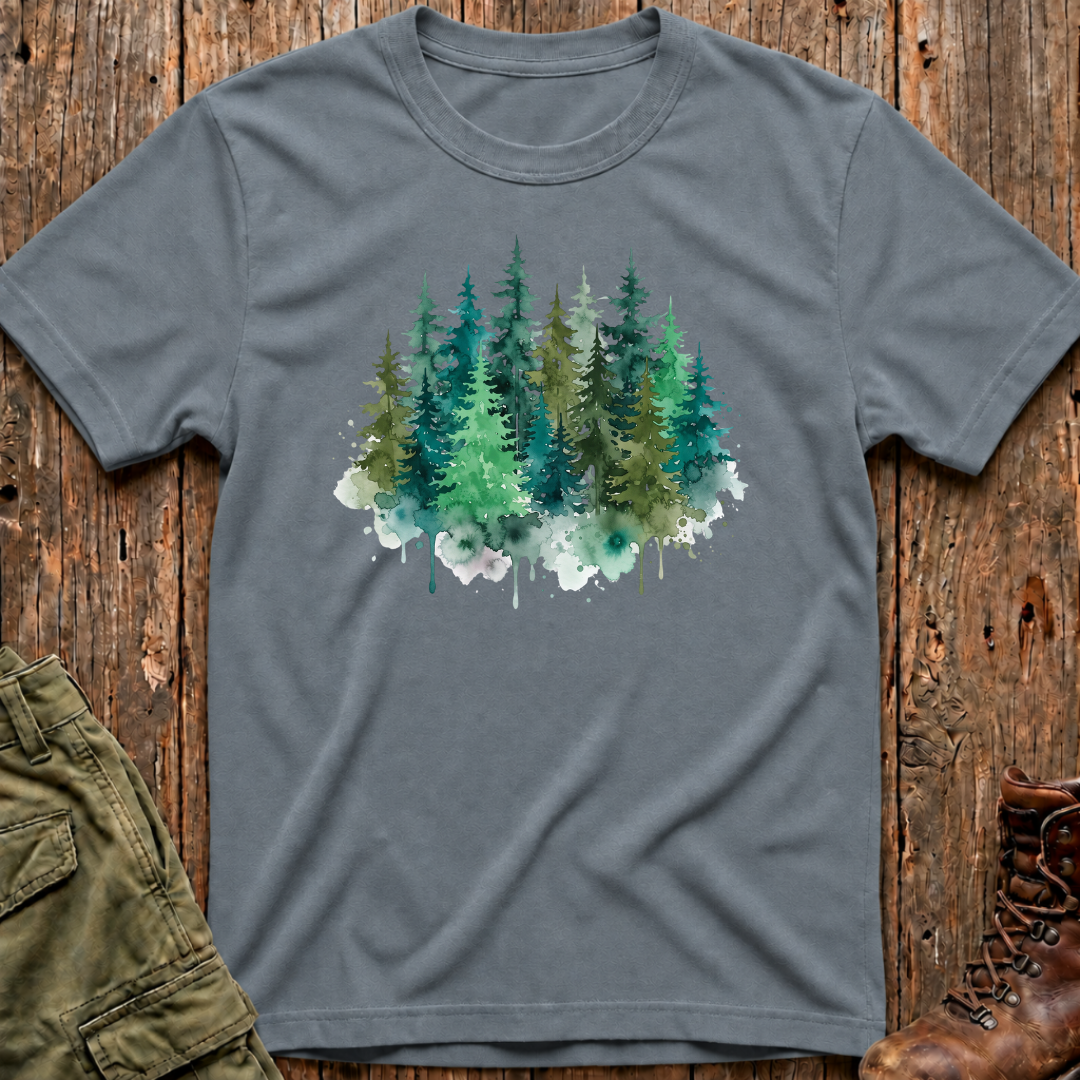 Watercolor Forrest T-Shirt