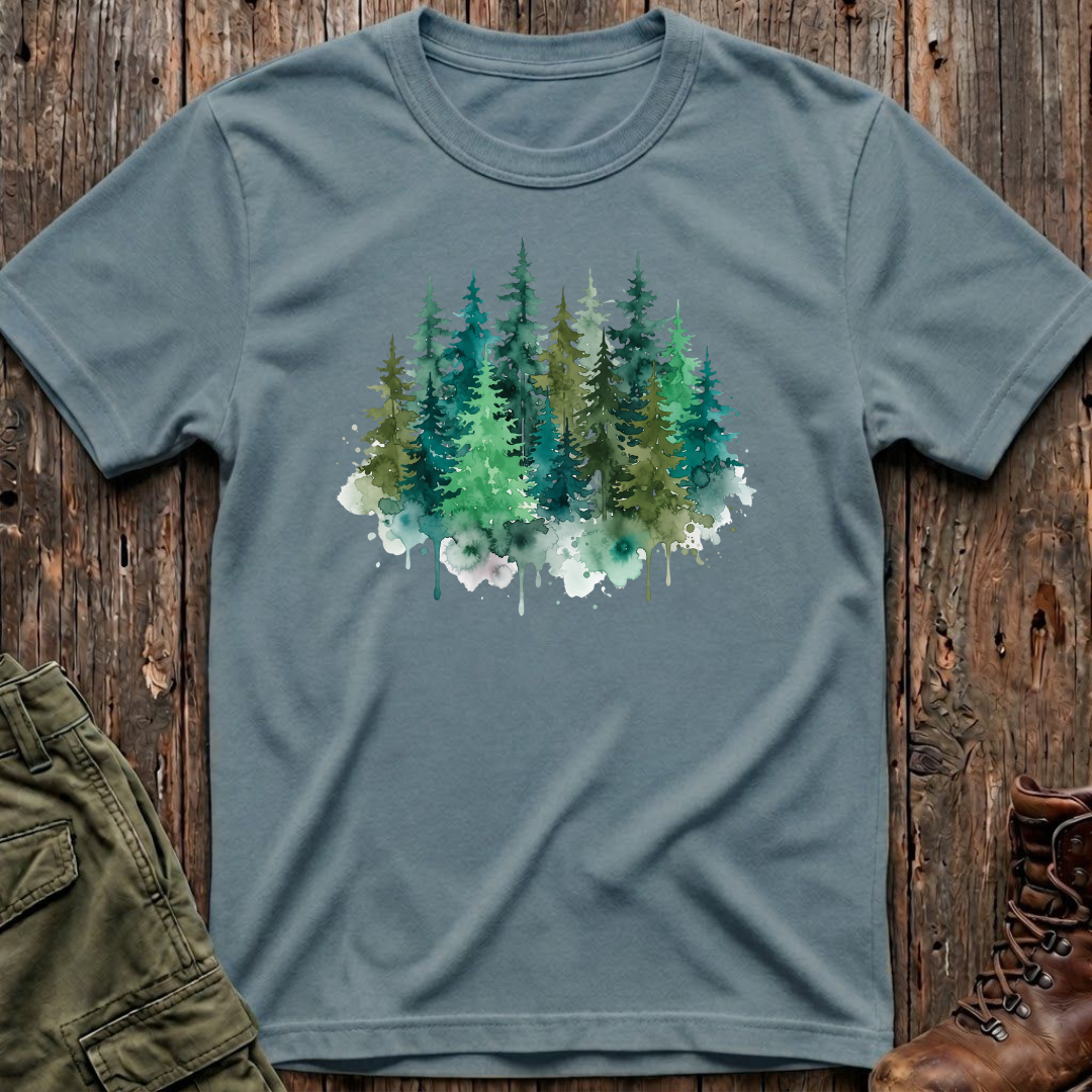 Watercolor Forrest T-Shirt