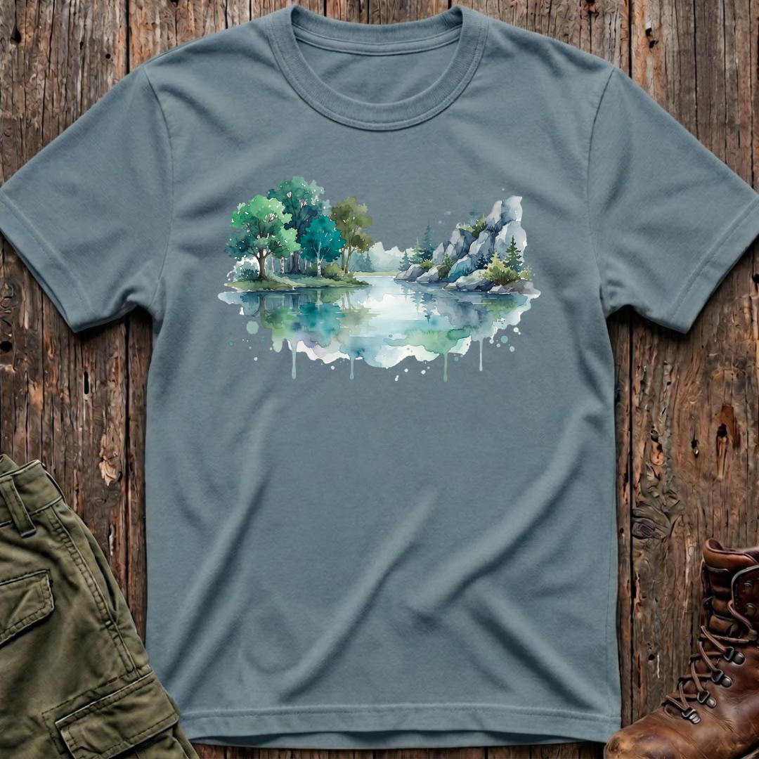 Watercolor Lake T-Shirt