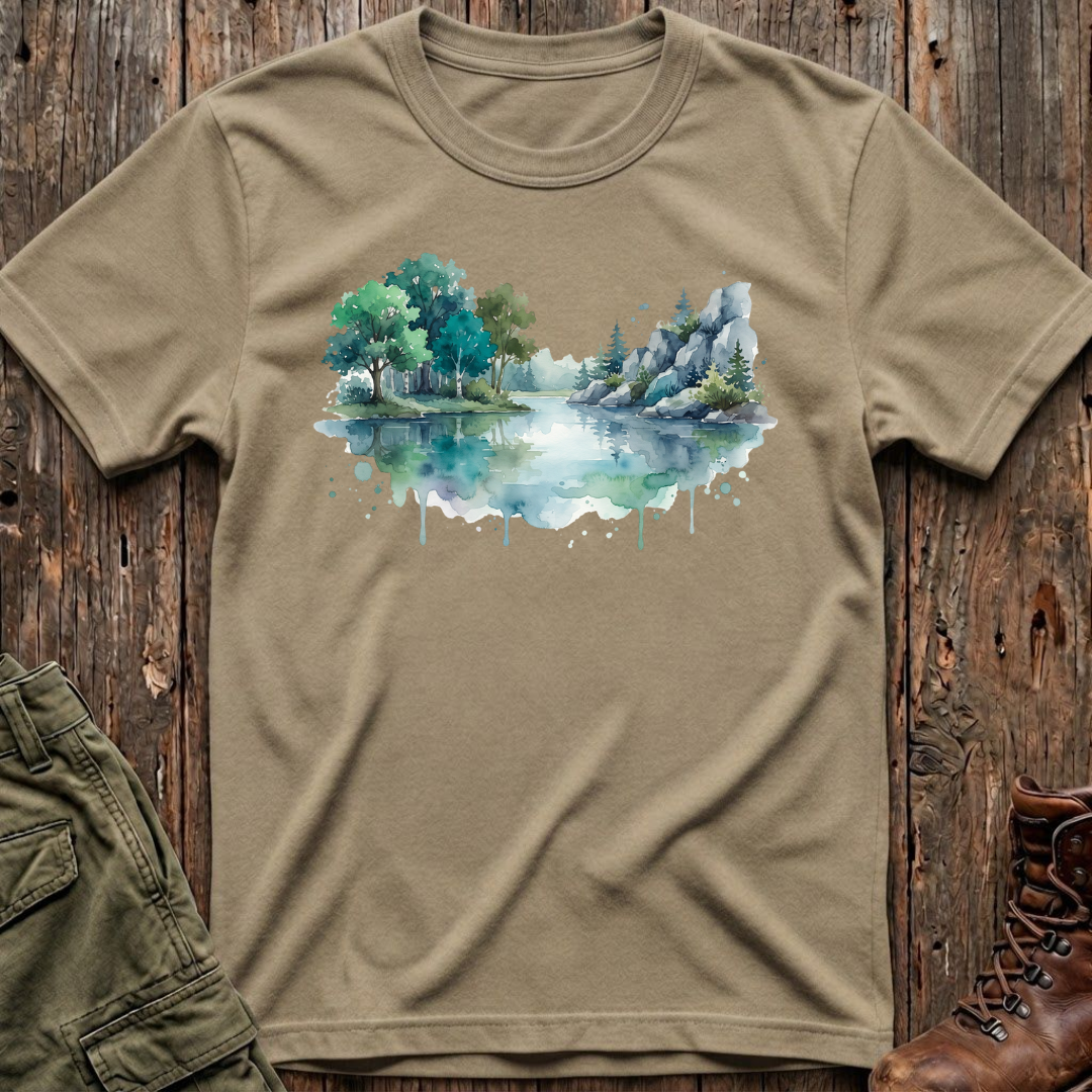 Watercolor Lake T-Shirt